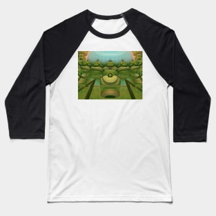 Robin's Egg Among Happy Green Apples Baseball T-Shirt